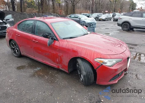 2018 Alfa Romeo Giulia Ti Sport Rwd from USA, damaged, VIN ZARFAECN4J7569606
